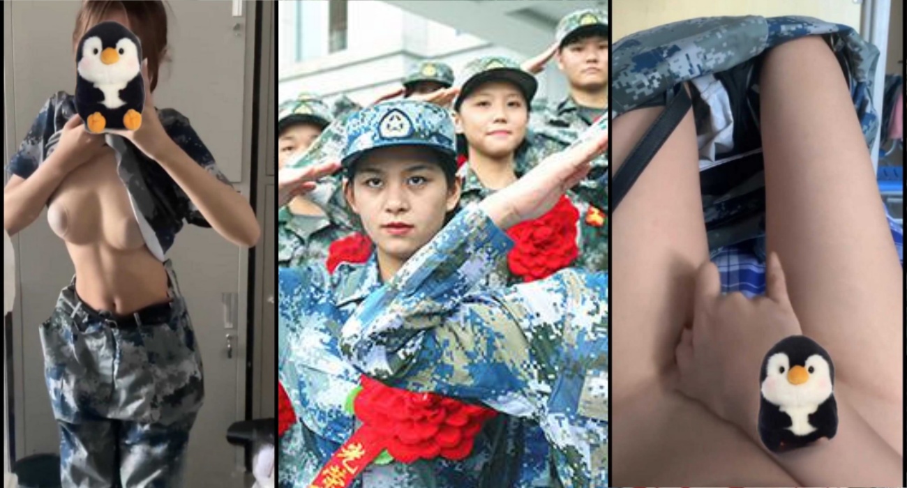校园吃瓜 大一女学生军训趁舍友不在 太寂寞了赶紧拍个视频 悄悄扣一下bb！
