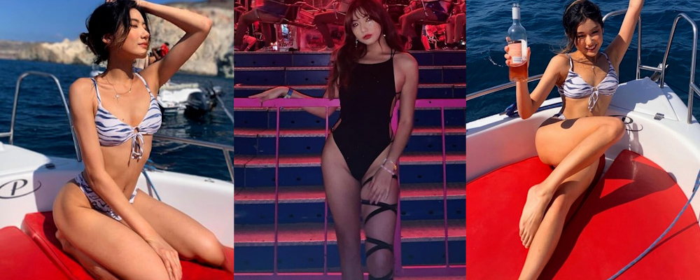 美国加州理工留学生赵妍绿帽男友海滩露出3p做爱视频曝光