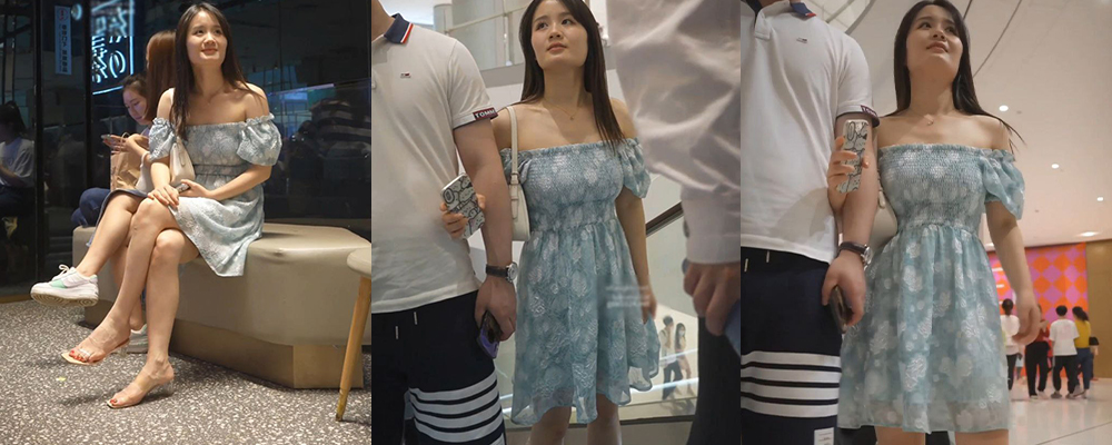 长裙美女展示透明骚内 商场逛街抒发骚气 偷拍大神商场抄底露出癖御姐视频流出