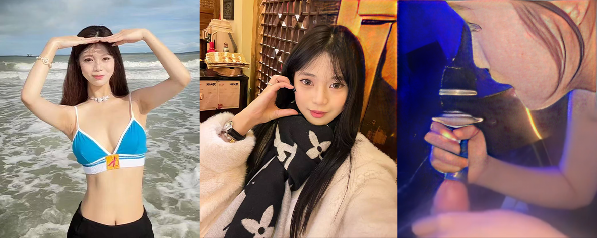 吃一口鸡巴唱一句歌 成都服装店打工妹蔡梓怡被金主带到KTV打炮 右手握牛子 左手握麦克风