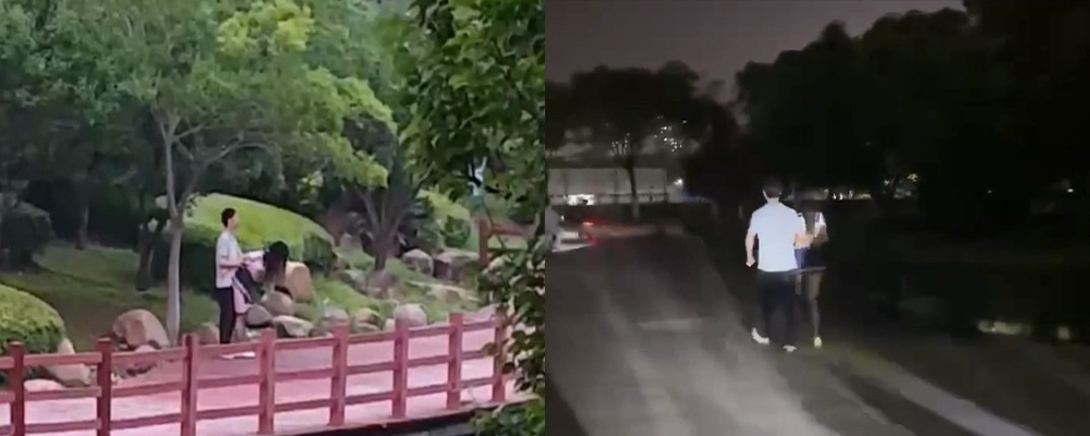 湖北经济学院 JK制服学生妹与男友校园露出野战被围观 大学生b瘾真大啊