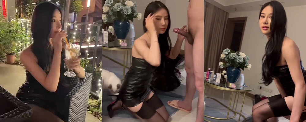 性感女神韩妍梨竟玩双龙入洞   主动跪在地上吞吐大鸡巴  无套狂肏直冲高潮