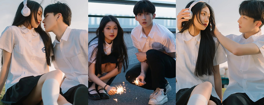 黑龙江职业学院饥渴情侣大白天欲火焚身 河边长椅骑乘舌吻羡煞众人   现已成为学生们的打卡圣地