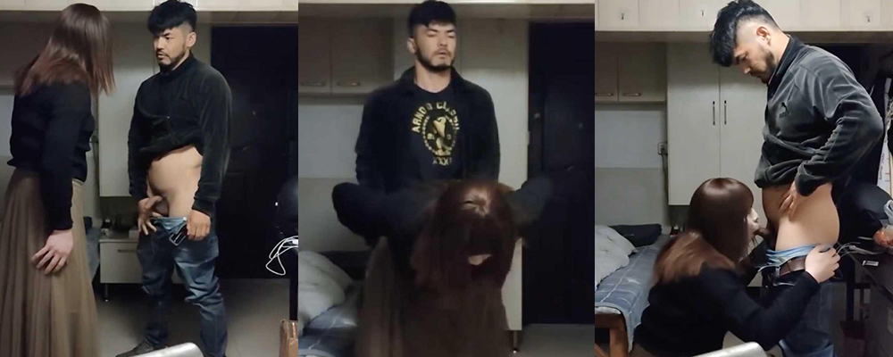 硬汉小哥面基网友竟是女装大佬 来都来了只好爆操硬上 伪娘阿红出租屋约炮杰伦猛男网友视频流出