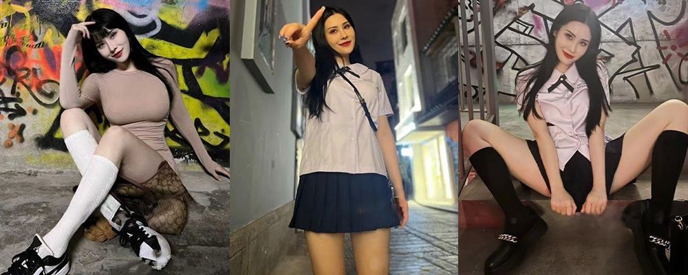 湖南长沙女大学生肖涵韵私教课上勾引教练  居家3p体验完美的前后夹击  狗子看了都口水直流  