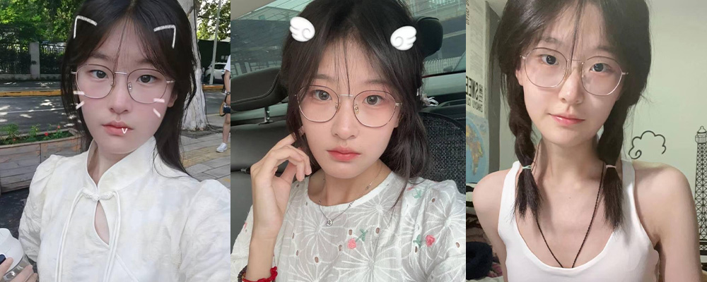 山西太原第二外语学校王心瑶  清纯反差眼镜妹 揉胸掰屄拍视频献金主 圆乳粉屄超好看