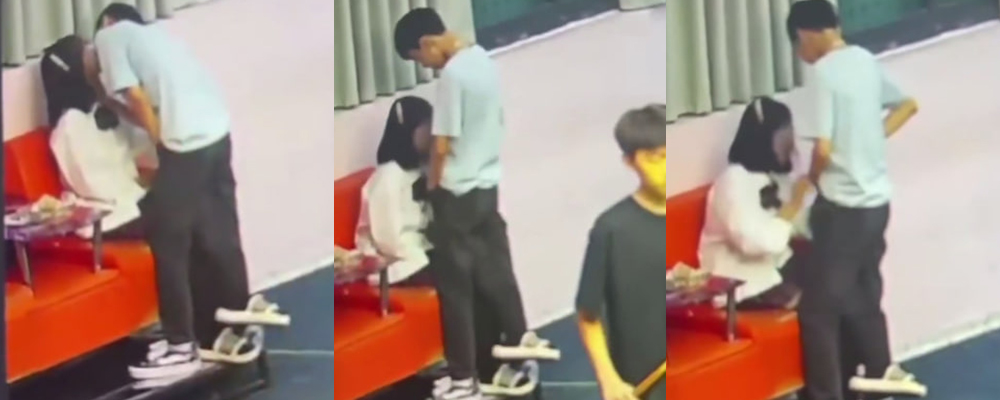 台球馆内学生情侣上演户外调情 当众热吻不够甚至还上演口交绝技 女友全程露脸眼神拉丝反差至极