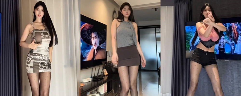 抖音百万网红圈线上卖骚给金主看 绝美脸蛋搭配完美S曲线  情趣制服性感衣装诱人无比