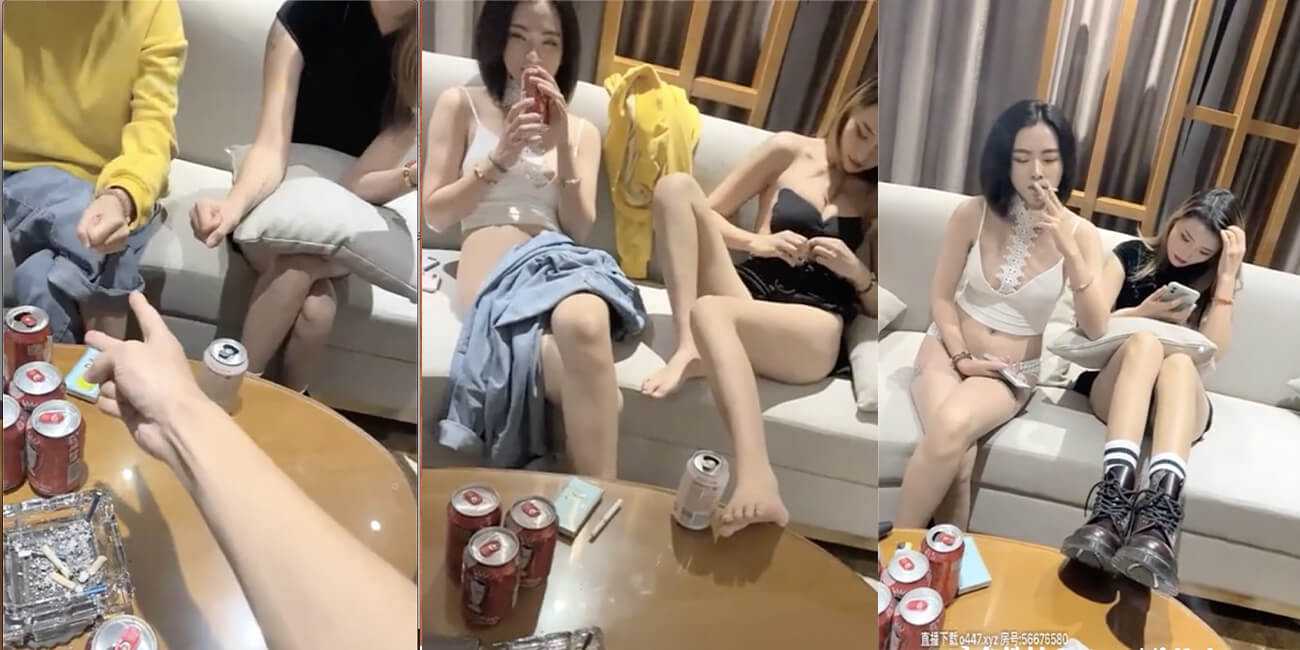 【全网疯求系列】跟三位美女姐姐玩猜拳游戏 输一次脱一件脱光为止 脱到最后开启多人操逼模式