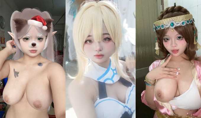 爆乳女神抖音小怡宝宝 各种cos动漫人物 发漏奶视频勾引金主